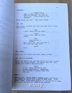 RARE 1990 The Crowded Room Movie Original Script Tof Graff James Cameron Project