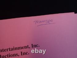 RARE DRAGONFLY ED ARTER SCRIPT 2000 ORIGINAL Movie Script