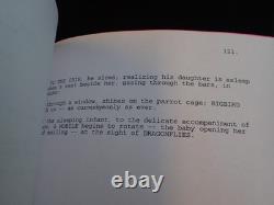 RARE DRAGONFLY ED ARTER SCRIPT 2000 ORIGINAL Movie Script