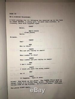 RARE Early Original SCREAM Movie Script- Original Name Scary Movie Wes Craven