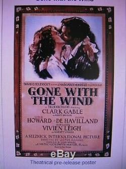 RARE GONE THE WIND BOOK-1938 With6 ORIGINAL AUTOGRAPHS AT THE MOVIE PREMIER 1939