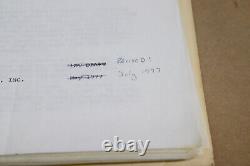 RARE Hanover Street Peter Hyams Original Master Copy Movie Script Harrison Ford