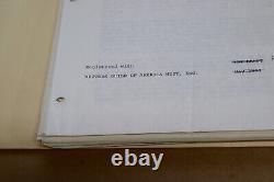 RARE Hanover Street Peter Hyams Original Master Copy Movie Script Harrison Ford