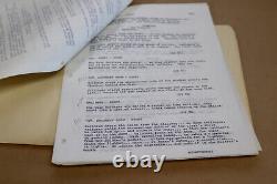 RARE Hanover Street Peter Hyams Original Master Copy Movie Script Harrison Ford