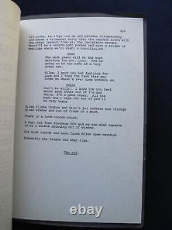 RARE ORIGINAL SCRIPT for WOODY ALLEN Film SLEEPER by ALLEN & MARSHALL BRICKMAN