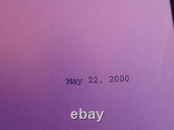 RARE ORIGINAL Script of Mike Myers Never Made Movie DIETER May 22 2000