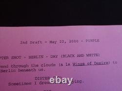 RARE ORIGINAL Script of Mike Myers Never Made Movie DIETER May 22 2000