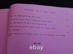 RARE ORIGINAL Script of Mike Myers Never Made Movie DIETER May 22 2000