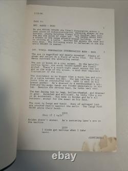 RARE Original BLADE RUNNER Movie Script Screenplay 1982 Harrison Ford Ridley