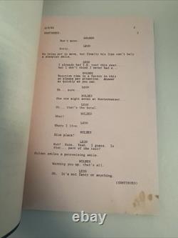RARE Original BLADE RUNNER Movie Script Screenplay 1982 Harrison Ford Ridley