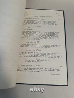 RARE Original BLADE RUNNER Movie Script Screenplay 1982 Harrison Ford Ridley