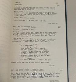 RARE Original BLADE RUNNER Movie Script Screenplay 1982 Harrison Ford Ridley