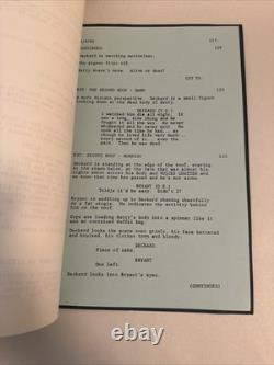 RARE Original BLADE RUNNER Movie Script Screenplay 1982 Harrison Ford Ridley