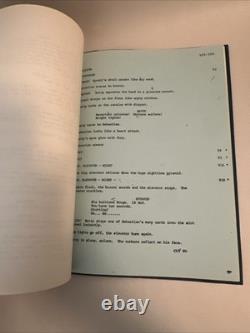 RARE Original BLADE RUNNER Movie Script Screenplay 1982 Harrison Ford Ridley