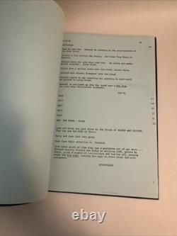 RARE Original BLADE RUNNER Movie Script Screenplay 1982 Harrison Ford Ridley