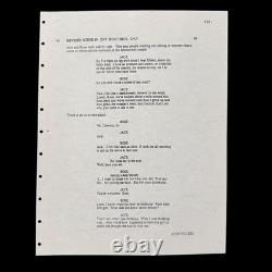 RARE Original Titanic 1996 Revised Actor Movie Script Vintage Memorabilia COA