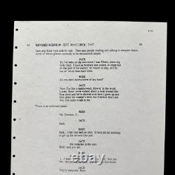 RARE Original Titanic 1996 Revised Actor Movie Script Vintage Memorabilia COA