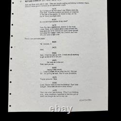 RARE Original Titanic 1996 Revised Actor Movie Script Vintage Memorabilia COA
