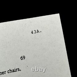 RARE Original Titanic 1996 Revised Actor Movie Script Vintage Memorabilia COA