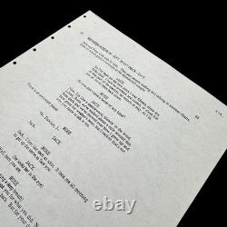 RARE Original Titanic 1996 Revised Actor Movie Script Vintage Memorabilia COA