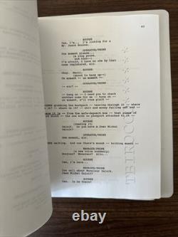 RARE The Bourne Supremacy Full Movie Pitch Script Screenplay + Case Tony Gilroy