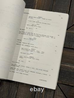 RARE Twister Movie 1996 Original Cast Member Script/Screenplay Memorabilia