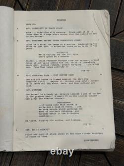 RARE Twister Movie 1996 Original Cast Member Script/Screenplay Memorabilia
