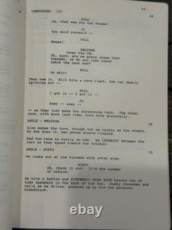 RARE Twister Movie 1996 Original Cast Member Script/Screenplay Memorabilia