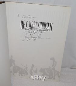 RAY HARRYHAUSEN Signed/Autograph Soft Bound Book FILM FANTASY SCRAPBOOK 1989