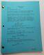 Redwood Curtain / 1995 Tv Movie Script, Hallmark Hall Of Fame, Jeff Daniels