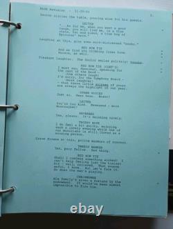 RED DRAGON (2002) Movie Script, Production Binder'Silence of the Lambs' Prequel