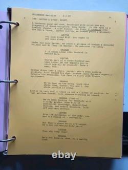 RED DRAGON (2002) Movie Script, Production Binder'Silence of the Lambs' Prequel