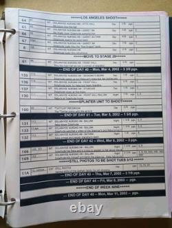 RED DRAGON (2002) Movie Script, Production Binder'Silence of the Lambs' Prequel