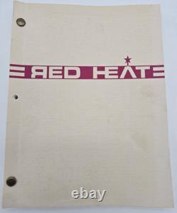 RED HEAT / Walter Hill 1987 Screenplay, Arnold Schwarzenegger & Jim Belushi film