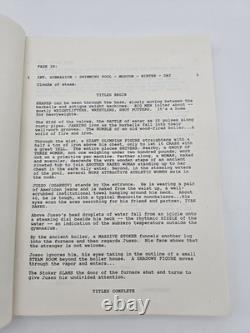 RED HEAT / Walter Hill 1987 Screenplay, Arnold Schwarzenegger & Jim Belushi film