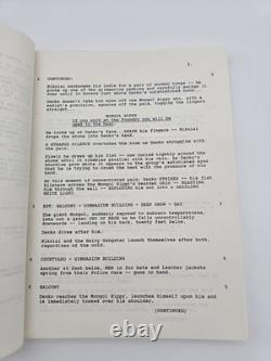 RED HEAT / Walter Hill 1987 Screenplay, Arnold Schwarzenegger & Jim Belushi film