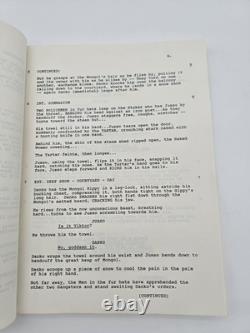 RED HEAT / Walter Hill 1987 Screenplay, Arnold Schwarzenegger & Jim Belushi film