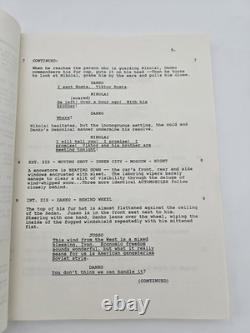 RED HEAT / Walter Hill 1987 Screenplay, Arnold Schwarzenegger & Jim Belushi film