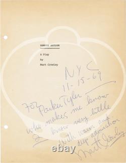 REMOTE ASYLUM Original script for the 1970 play inscribed by Signed #158374