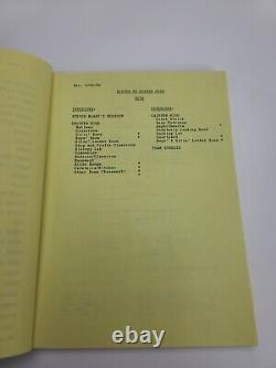 RETURN TO HORROR HIGH / Bill Froehlich 1986 Screenplay, comedy slasher film