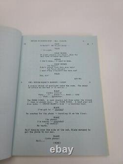 RETURN TO HORROR HIGH / Bill Froehlich 1986 Screenplay, comedy slasher film