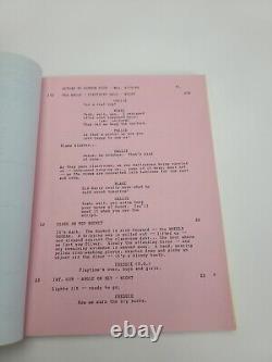 RETURN TO HORROR HIGH / Bill Froehlich 1986 Screenplay, comedy slasher film