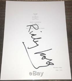 RIDLEY SCOTT SIGNED AUTOGRAPH ALIEN 101 PAGE FULL MOVIE SCRIPT withEXACT PROOF