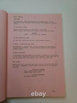 ROAD RAIDERS / Glen A. Larson 1987 TV Movie Script, filled with anachronisms