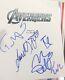 Robert Downey Jr Samuel L Jackson Cast 4x Signed Autograph Avengers Movie Script
