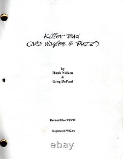 ROBERT STACK script owned original Killer Bud film w call sheet & picture