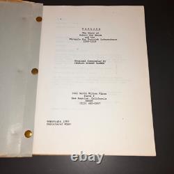 ROBERT THE BRUCE Original Unmade Movie Script Historical Epic War Drama COA