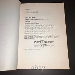 ROBERT THE BRUCE Original Unmade Movie Script Historical Epic War Drama COA
