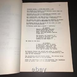 ROBERT THE BRUCE Original Unmade Movie Script Historical Epic War Drama COA