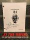 Rob Zombie Ltd Edition Signed 31 Movie Shooting Script #74 Of 100 Made